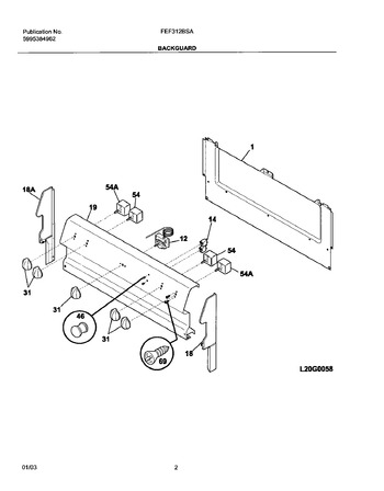 Diagram for FEF312BSA