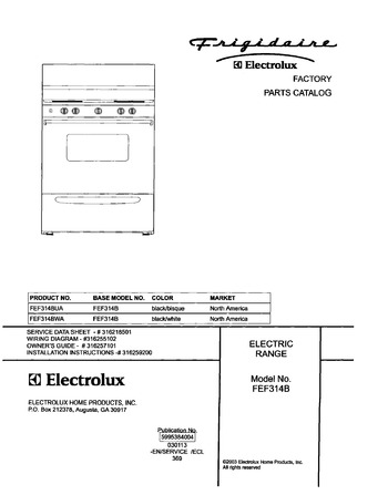 Diagram for FEF314BWA