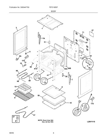 Diagram for FEF316BSF