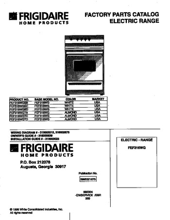 Diagram for FEF316WGSC