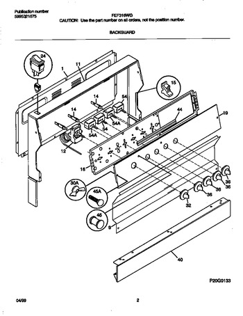 Diagram for FEF316WGTB