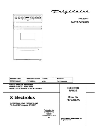 Diagram for FEF322BXAWA