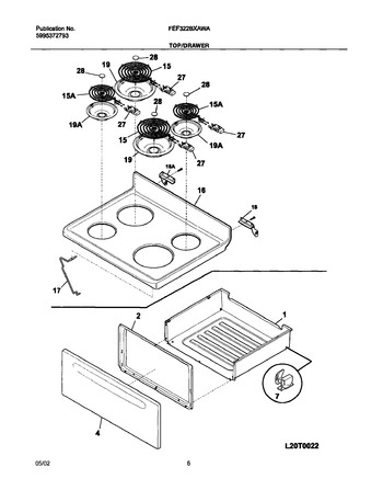 Diagram for FEF322BXAWA