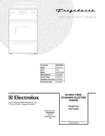 Diagram for FEF336ASH