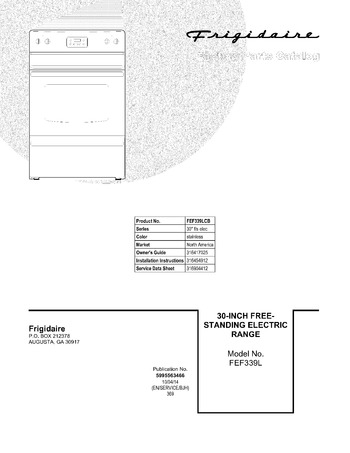 Diagram for FEF339LCB