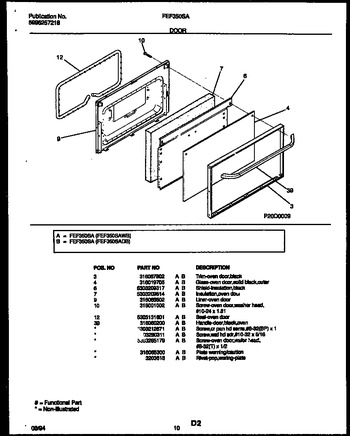 Diagram for FEF350SADB