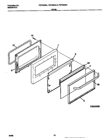 Diagram for FEF350SADF