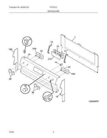 Diagram for FEF351CUB