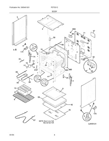 Diagram for FEF351CSB