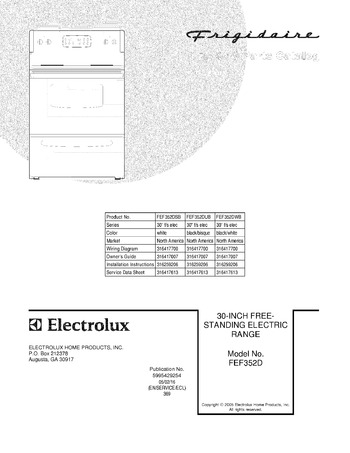 Diagram for FEF352DWB