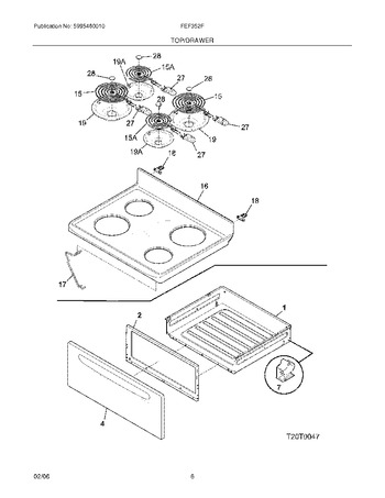 Diagram for FEF352FWA