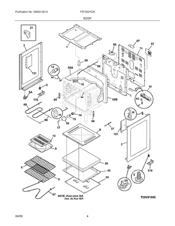 Diagram for FEF352HCA