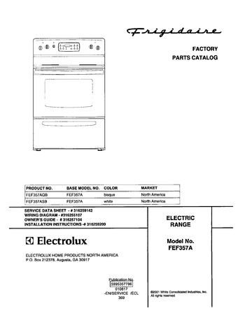 Diagram for FEF357AQB