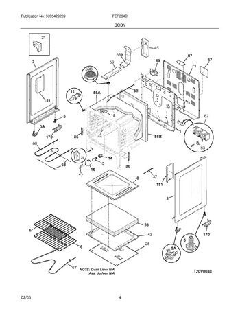 Diagram for FEF364DUB