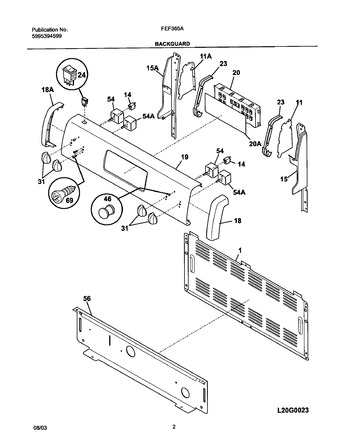 Diagram for FEF365ASG