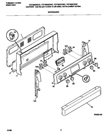 Diagram for FEF365BGWC