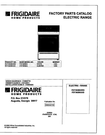 Diagram for FEF365BGDD