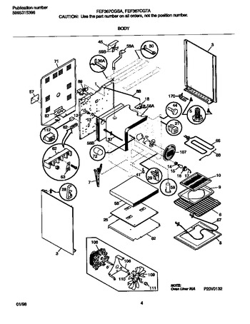 Diagram for FEF367CGSA