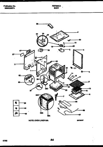 Diagram for FEF368CASA