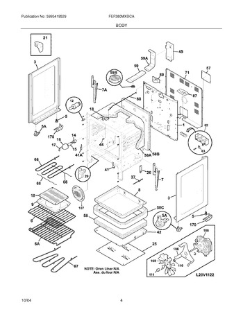 Diagram for FEF380MXDCA