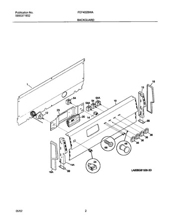 Diagram for FEF402BWA