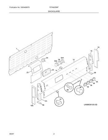 Diagram for FEF402BWF