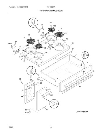 Diagram for FEF402BWF