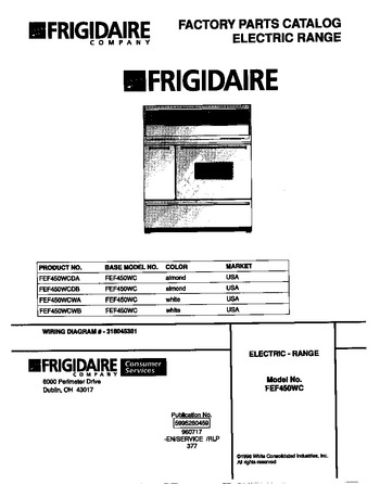 Diagram for FEF450WCDA