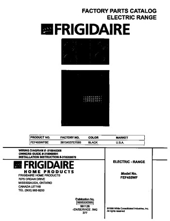 Diagram for FEF455WFBE