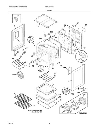 Diagram for FEFL58GSA