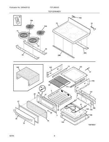 Diagram for FEFLM600DSA