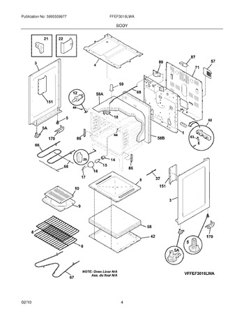 Diagram for FFEF3016LWA