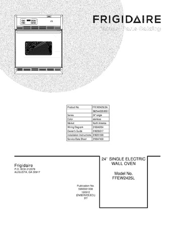 Diagram for FFEW2425LSA