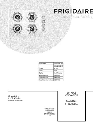 Diagram for FFGC3005LWA