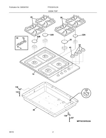 Diagram for FFGC3015LSA