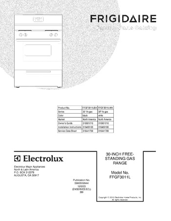 Diagram for FFGF3011LWA