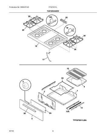 Diagram for FFGF3011LWB