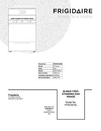 Diagram for FFGF3019LWB