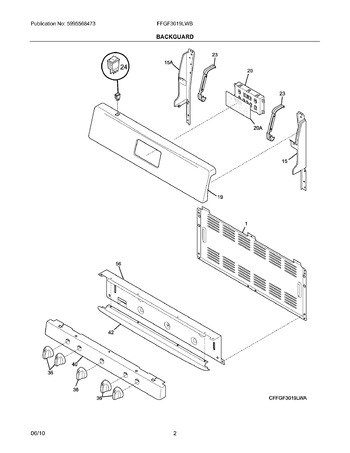 Diagram for FFGF3019LWB