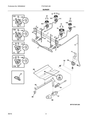 Diagram for FFGF3047LSB