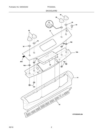 Diagram for FFGS3025LBA