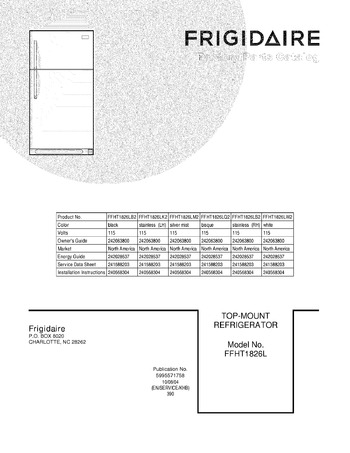 Diagram for FFHT1826LM2