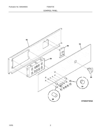 Diagram for FGB24T3ESA