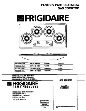 Diagram for FGC36C4HWA