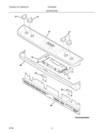 Diagram for FGDS3065KWA