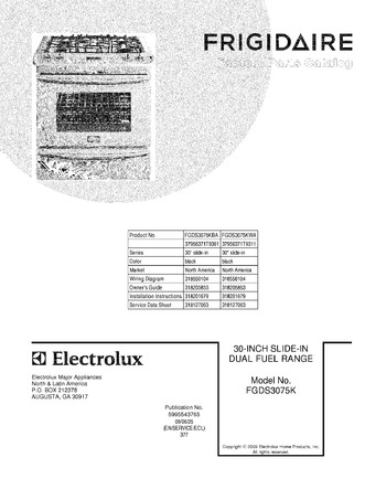 Diagram for FGDS3075KWA