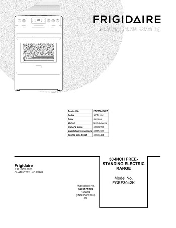 Diagram for FGEF3042KFD