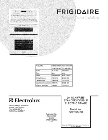 Diagram for FGEF304DKWA