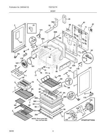 Diagram for FGEF3077KWA