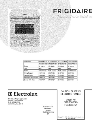 Diagram for FGES3075KWA